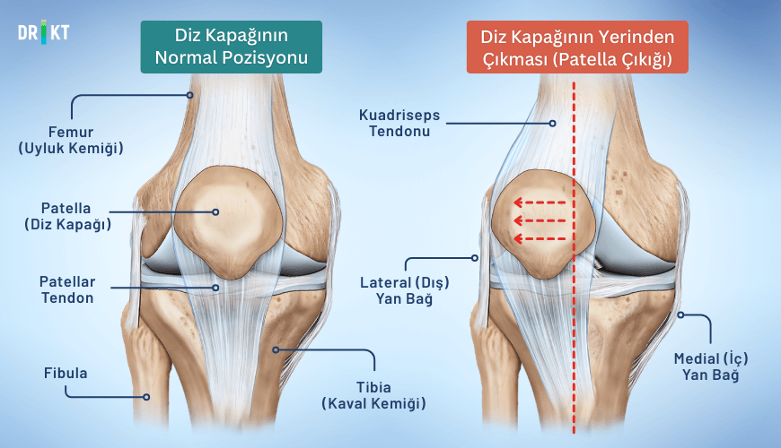 diz kapağı kaymasığ - diz kapağı çıkması 
